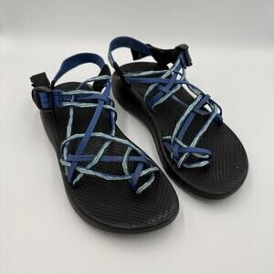 Chaco ZX3 Women’s Sport Sandals Size 9 Blue Adjustable Outdoor Hiking Shoes